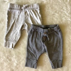 (2) Carters Pants - Newborn